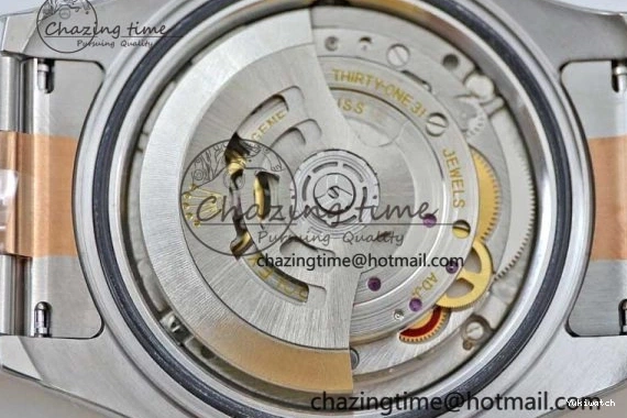 EWF SS Dial RG Yacht-Master Brown RG Bracelet 1:1 Edition Best on 126621 SS A3235 0409